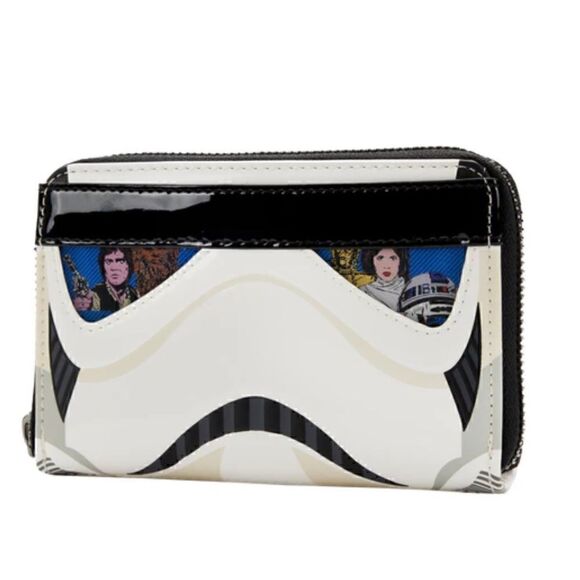 Stormtrooper Lenticular Cosplay LOUNGEFLY Backpack & Wallet Set NWT STAR WARS main image 5